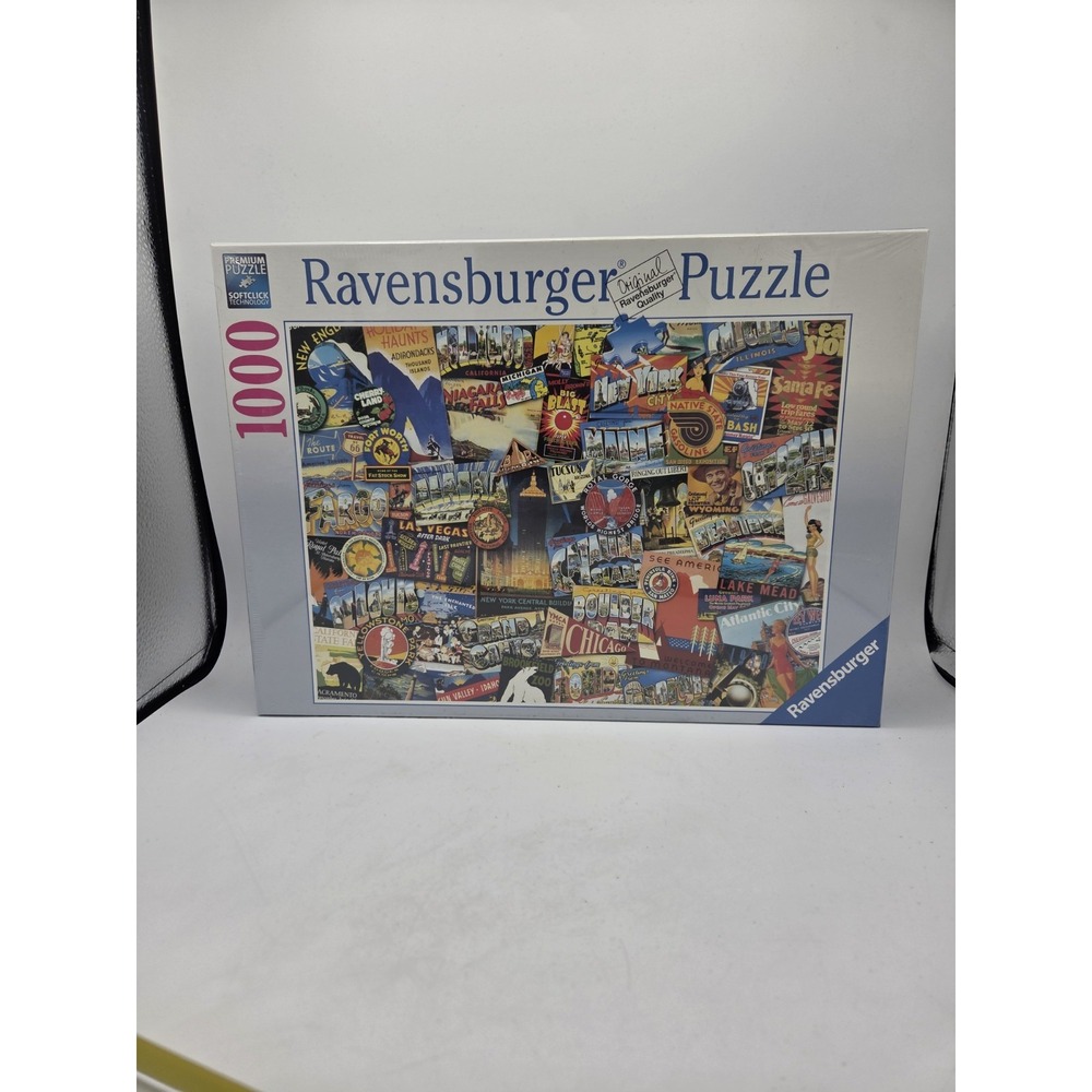 Ravensburger Puzzle 1000 Piece Road Trip USA New In Sealed Box